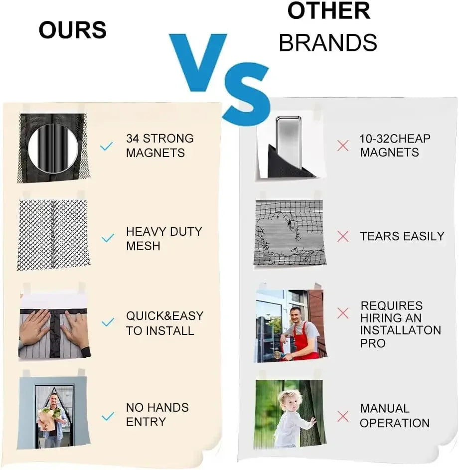 Magic Mesh Screen Curtain